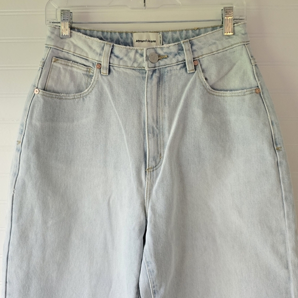 NWT Abrand A Carrie High Rise Jean in Millie Relaxed Fit 27 - Picture 6 of 12